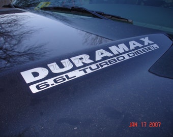 Calcomanías duramax - Ajuste: Chevrolet GMC 2500HD 3500HD Dually