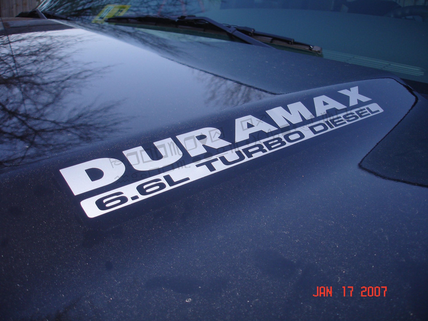 Duramax Hood Decals - Fits: Chevrolet GMC 2500HD 3500HD Dually - Etsy