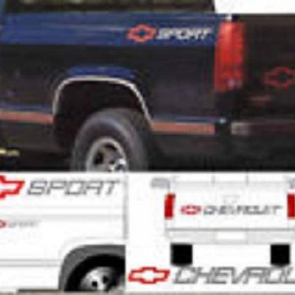 CHEVY SPORT TRUCK Decal Kit - Tailgate & Bedside Decals