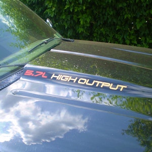 5.7L High Output Kapuzenaufkleber