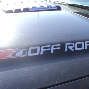 Z71 OFFROAD Hood Decals für Chevy oder GMC 4x4 Truck