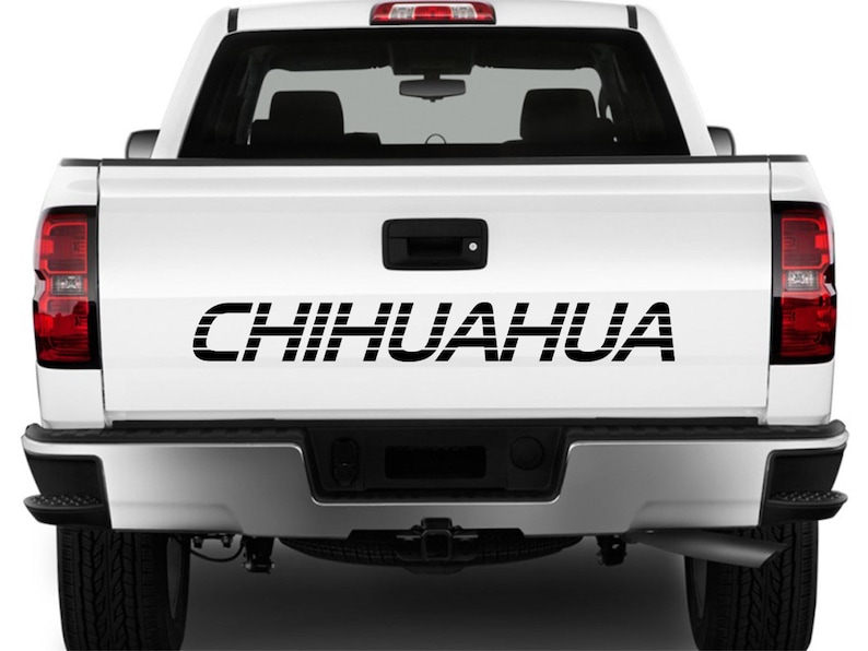Chihuahua Mexico Truck Decal Sticker Tailgate for Chevy Etsy