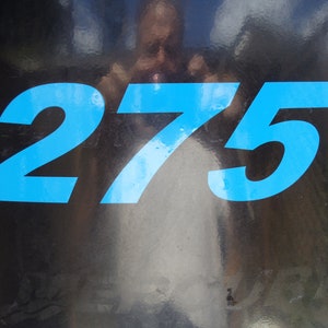 MERCURY Boat Motor Cowling Replacement DECALS For Horsepower Rating - Keuzes