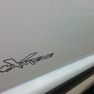 Chevy S10 XTREME Door Badge / Decal / Sticker - Set of 2 decals and Choice of Color