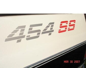 UNDERGROUND DESIGNS 454 SS Truck Decals (2-Pack) – Bedside Stickers For 90-93 Chevy Silverado 1500/2500