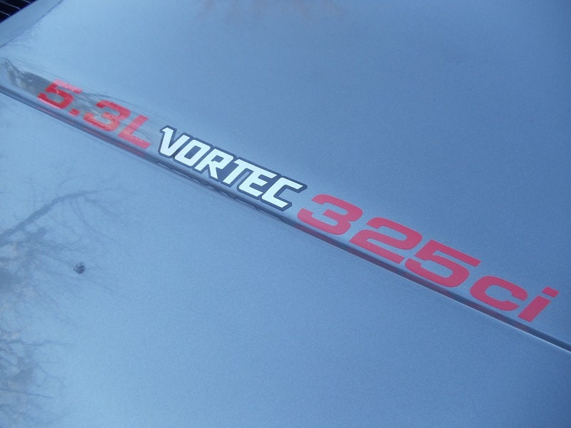 Vortech Sticker 5.3L Vortec Three Colored Hood Decals : Fits Chevrolet Silverado GMC ...