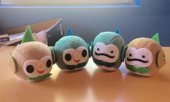 shiny rowlet plush
