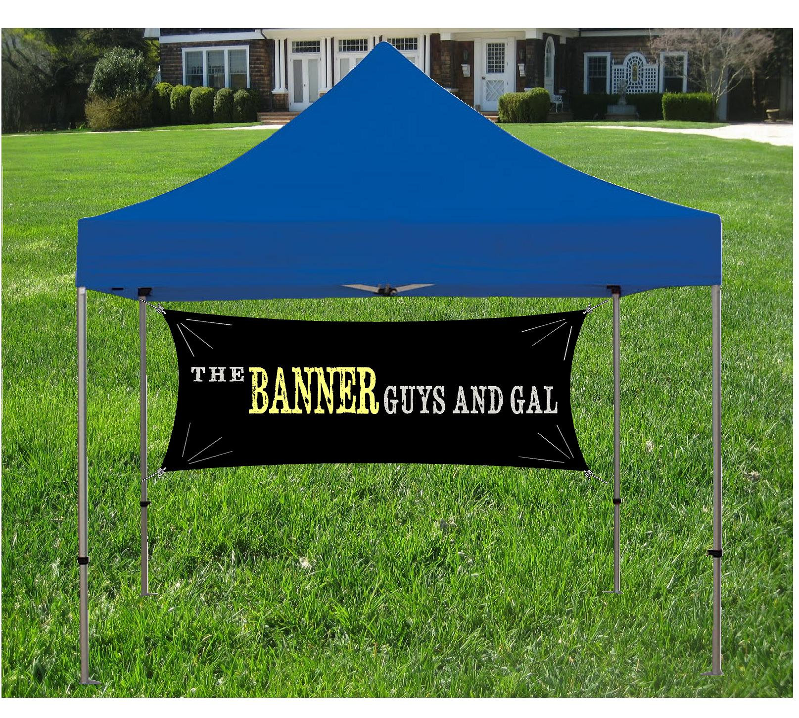Custom Backdrop Tent Banner for Trade Show Craft Show or Etsy