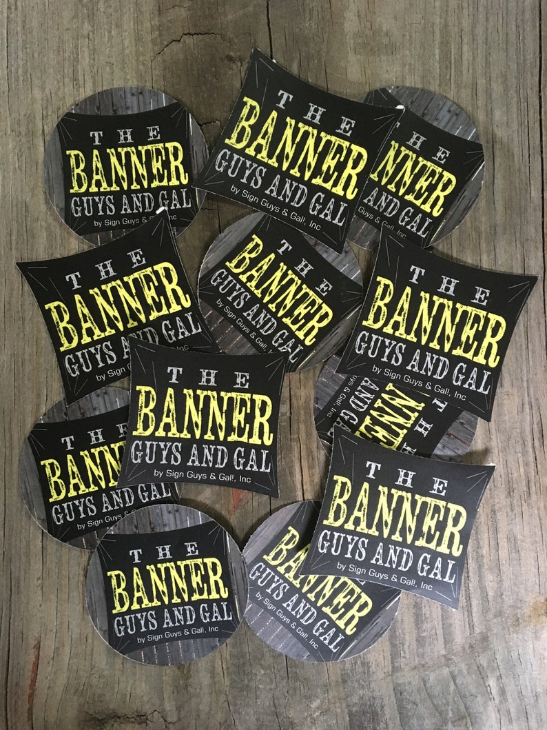 50 Stickers With Design Waterproof Outdoor Stickers Company Etsy