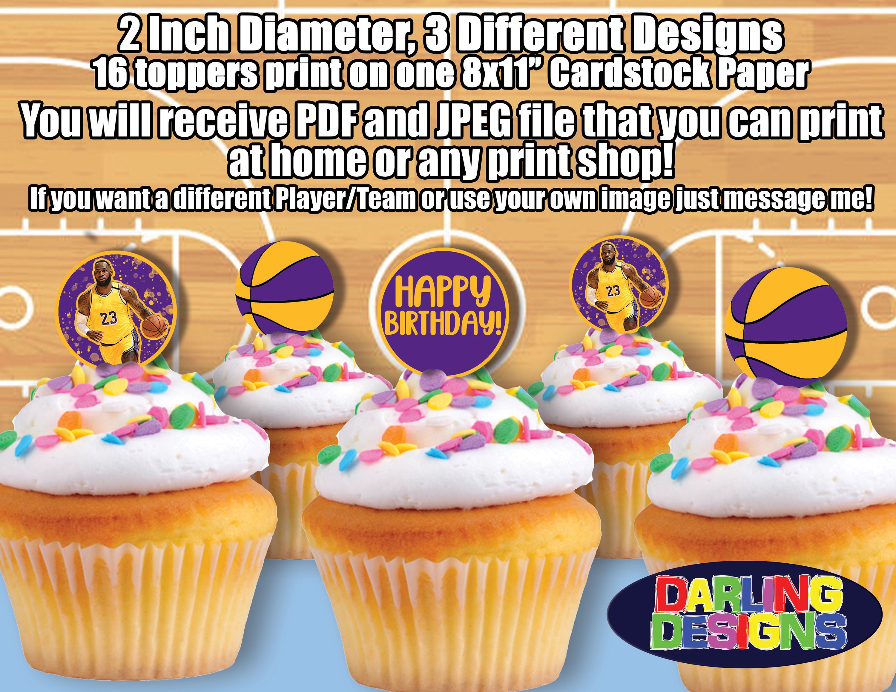 Cookie Stencils Basketball - Value Bundle Basketball Cups, image size:3000x2318