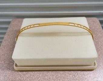 Tupperware 622 -3 Harvest Gold Sheet Cake Carrier Rectangle Container 14X10