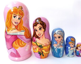 disney princess russian dolls