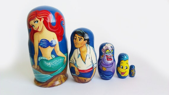mermaid nesting dolls