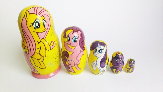 my little pony nesting dolls