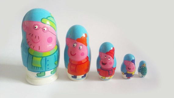 nesting dolls peppa pig