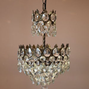 Franse Empire stijl antieke vintage kristallen kroonluchter, hal manier, keukenlamp, hanger, plafondverlichting, gratis express verzending wereldwijd
