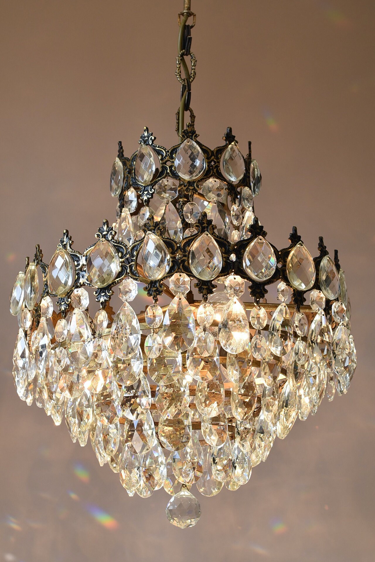 Empire Wasserfall Antik Französisch Vintage Kristall | Etsy