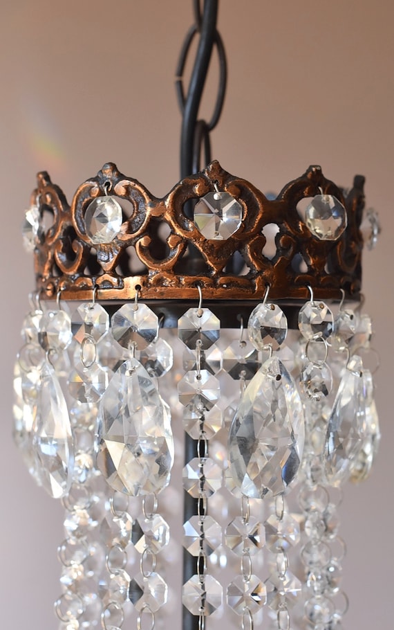 オリジナルシャンデリアアンティークフレンチヴィンテージクリスタル