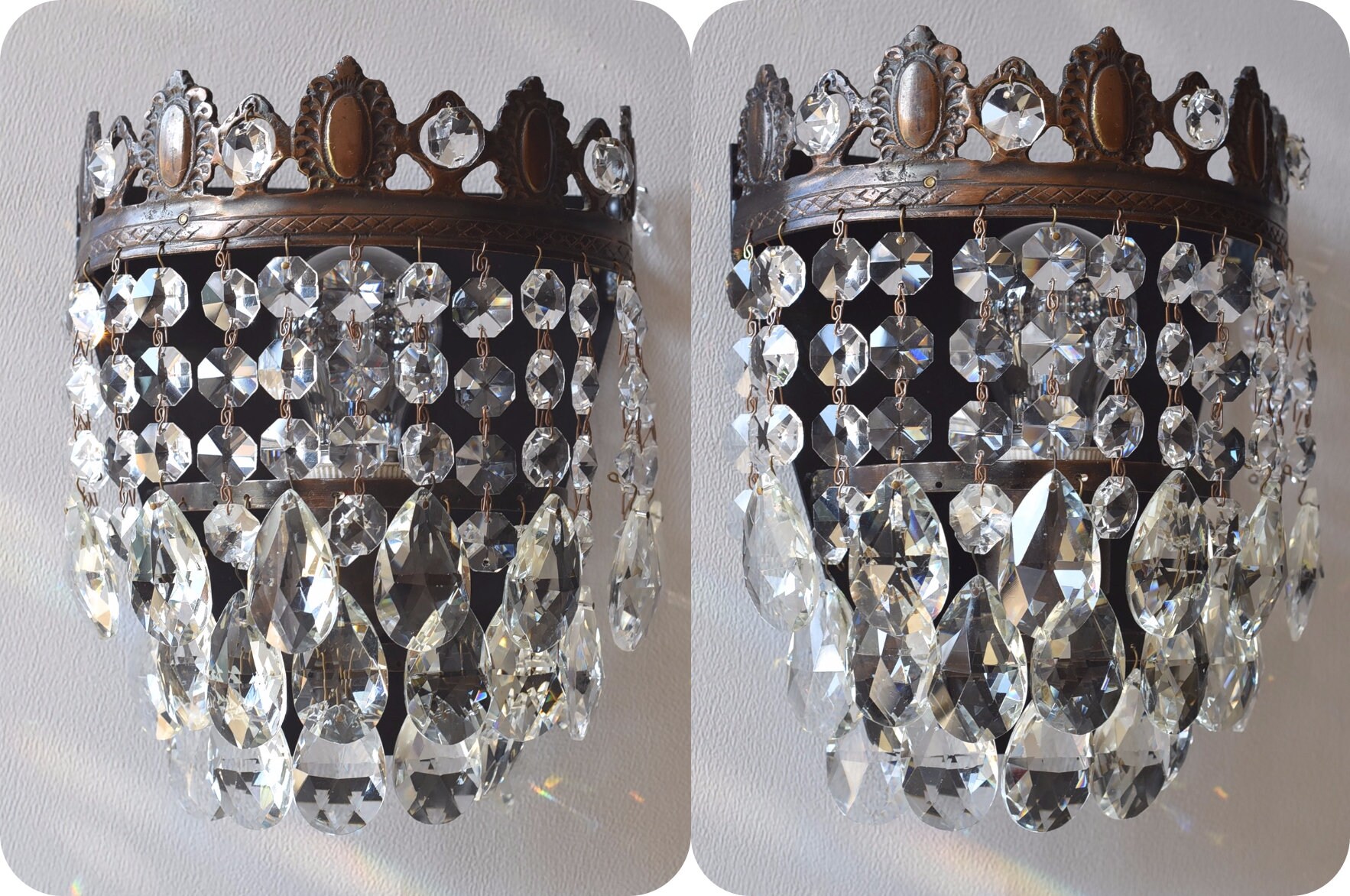 Bling sale wall sconces