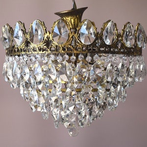 Large Antique brass Lamp Home Interior Light Semi Flush mount lustre Chandelier French Vintage Crystal Chandelier Pendant home lighting