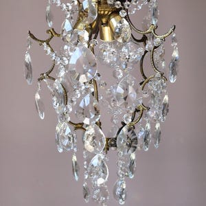 Big Sale vintage Chandelier Home ceiling Chandelier Brass crystal lighting lamp Antique French Style lighting crystal Pendant indoor lamp