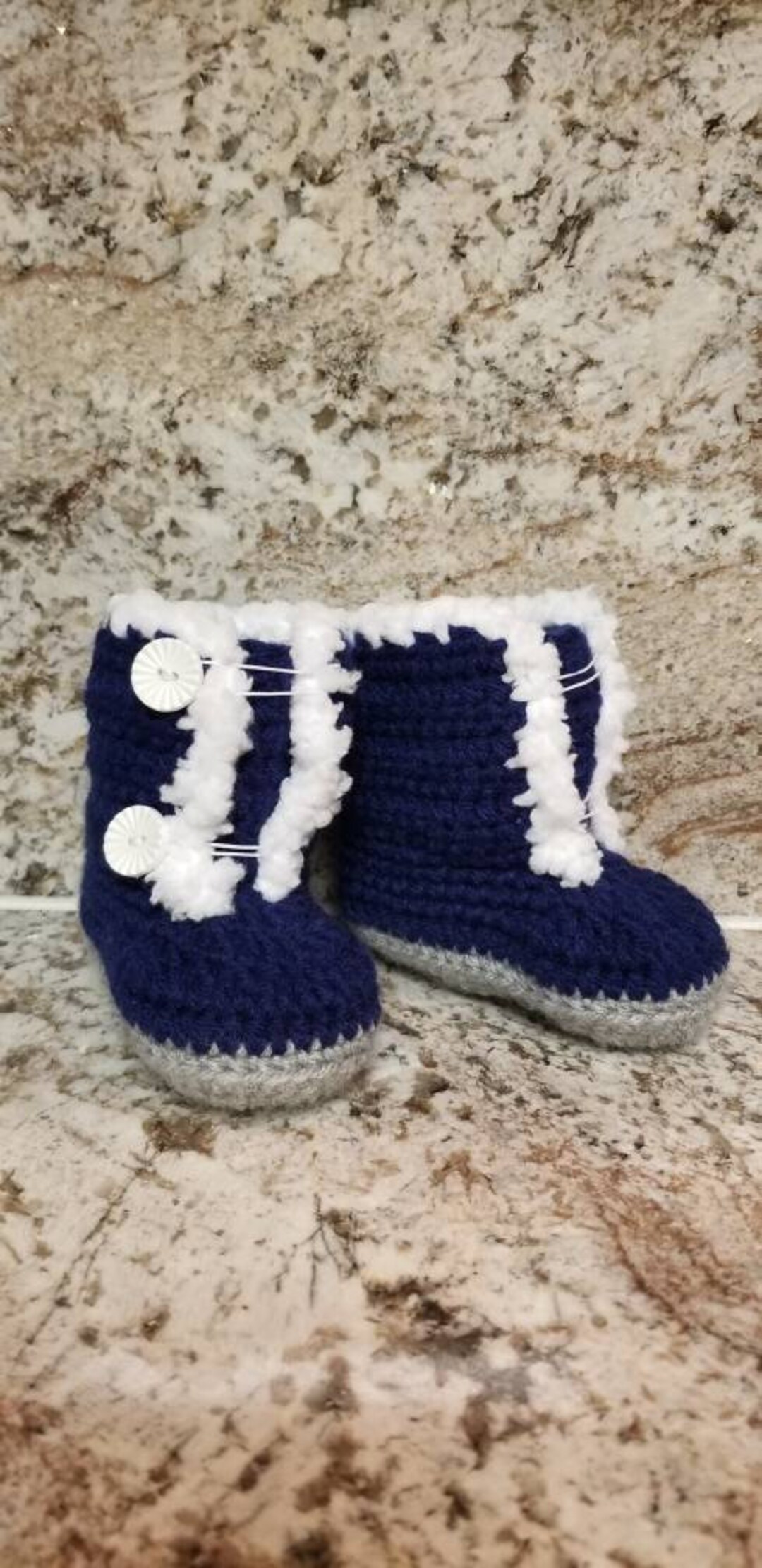 Botas de bebé de ganchillo, Botas de invierno, Regalo de baby
