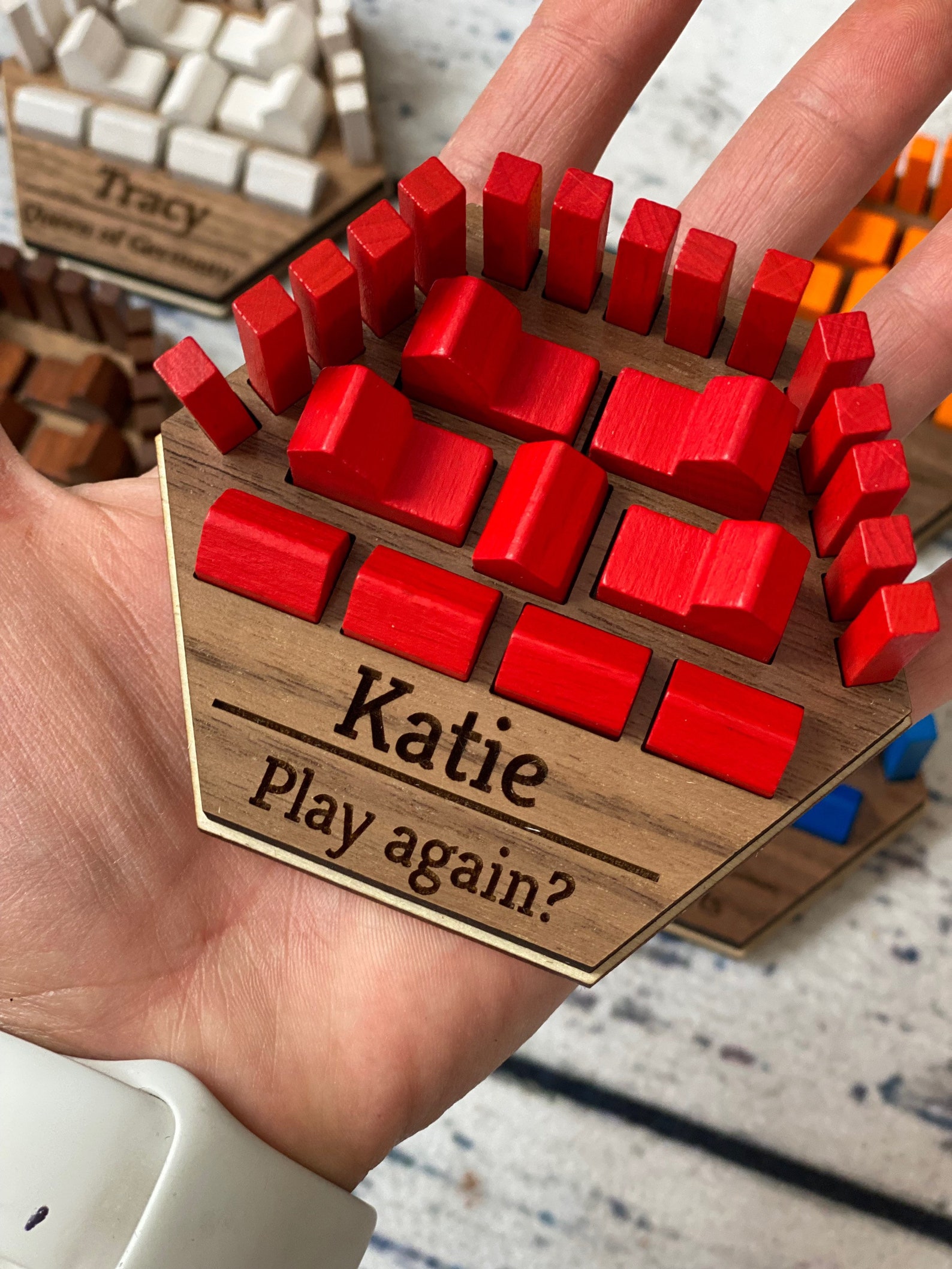 Personalized Game Piece Holders for Popular Game Board Etsy