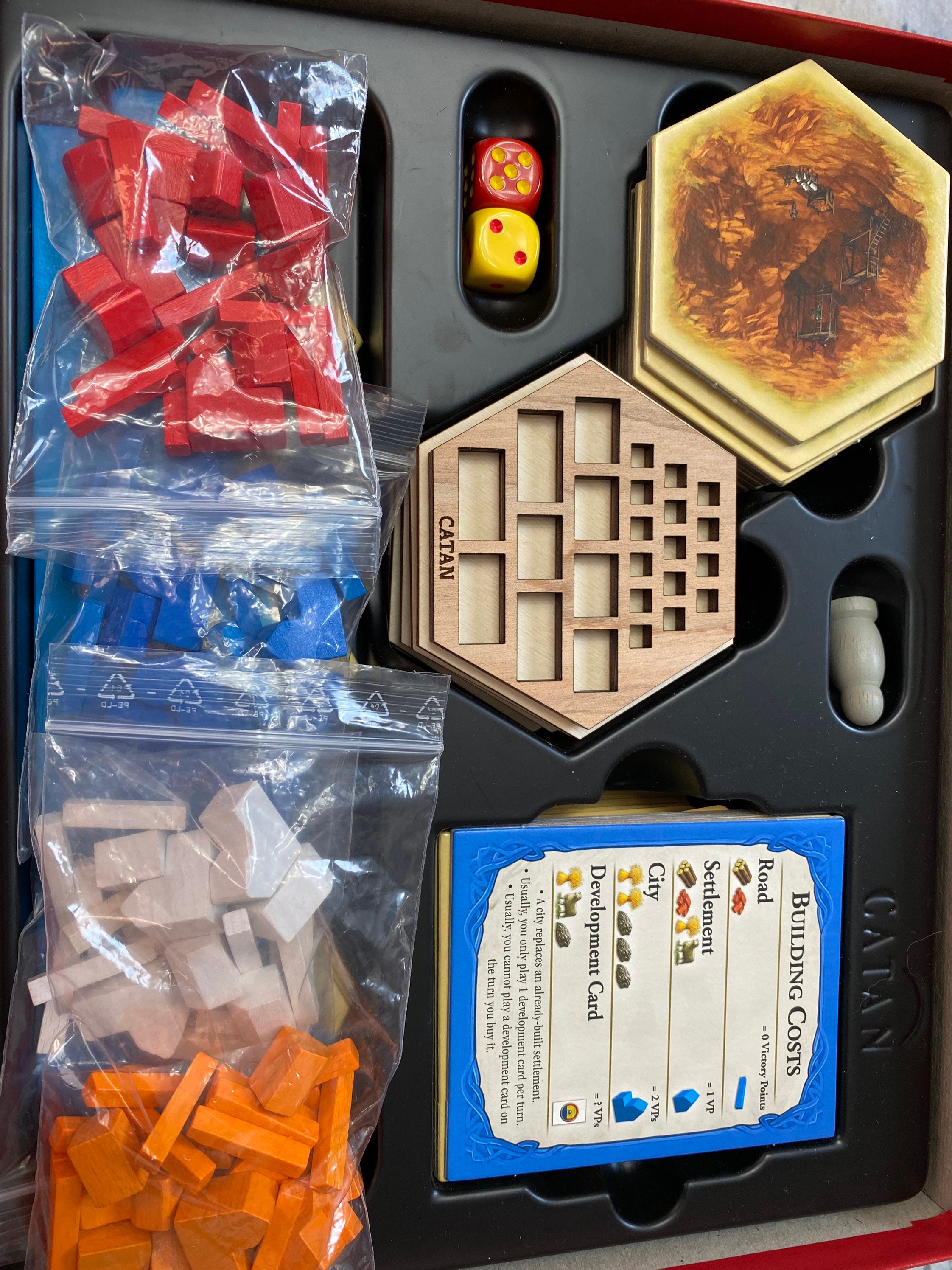 Catan expansion pack game piece holder set of 6 Etsy