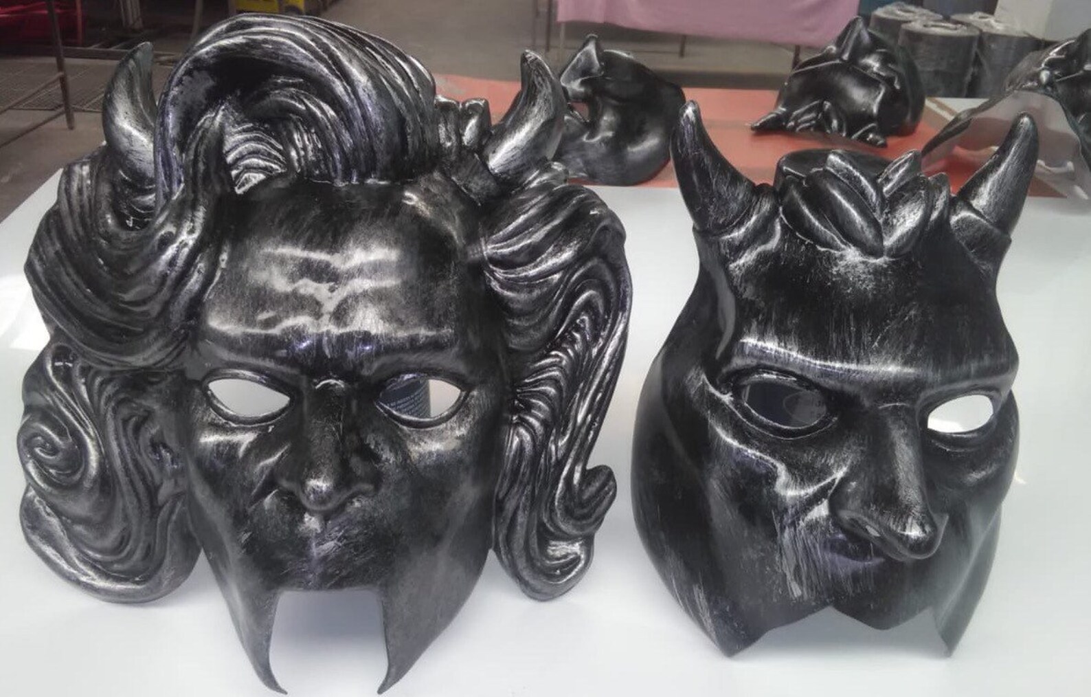 Nameless Ghouls Male & Female Masks, Collection Etsy