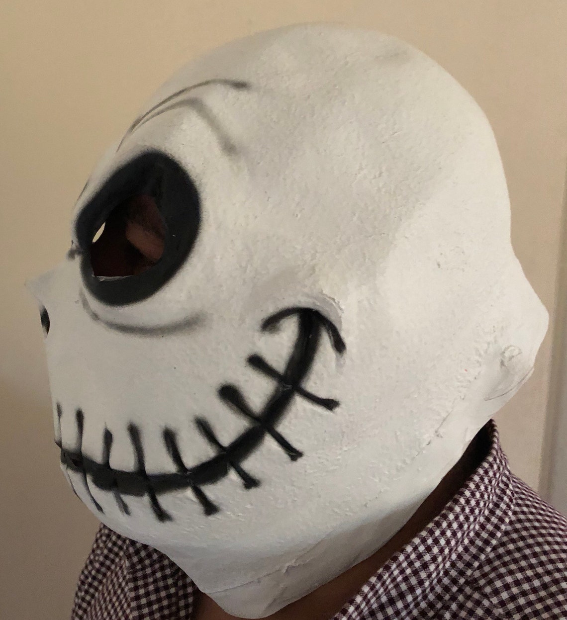 Latex Jack Mask, Full Head, Halloween Scary Mask Etsy