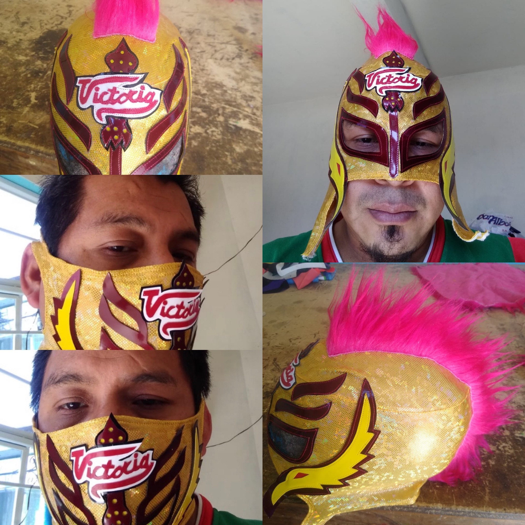 Rey Mysterio Royal Rumble 2021 Latest Mask Full Size Mask But Etsy