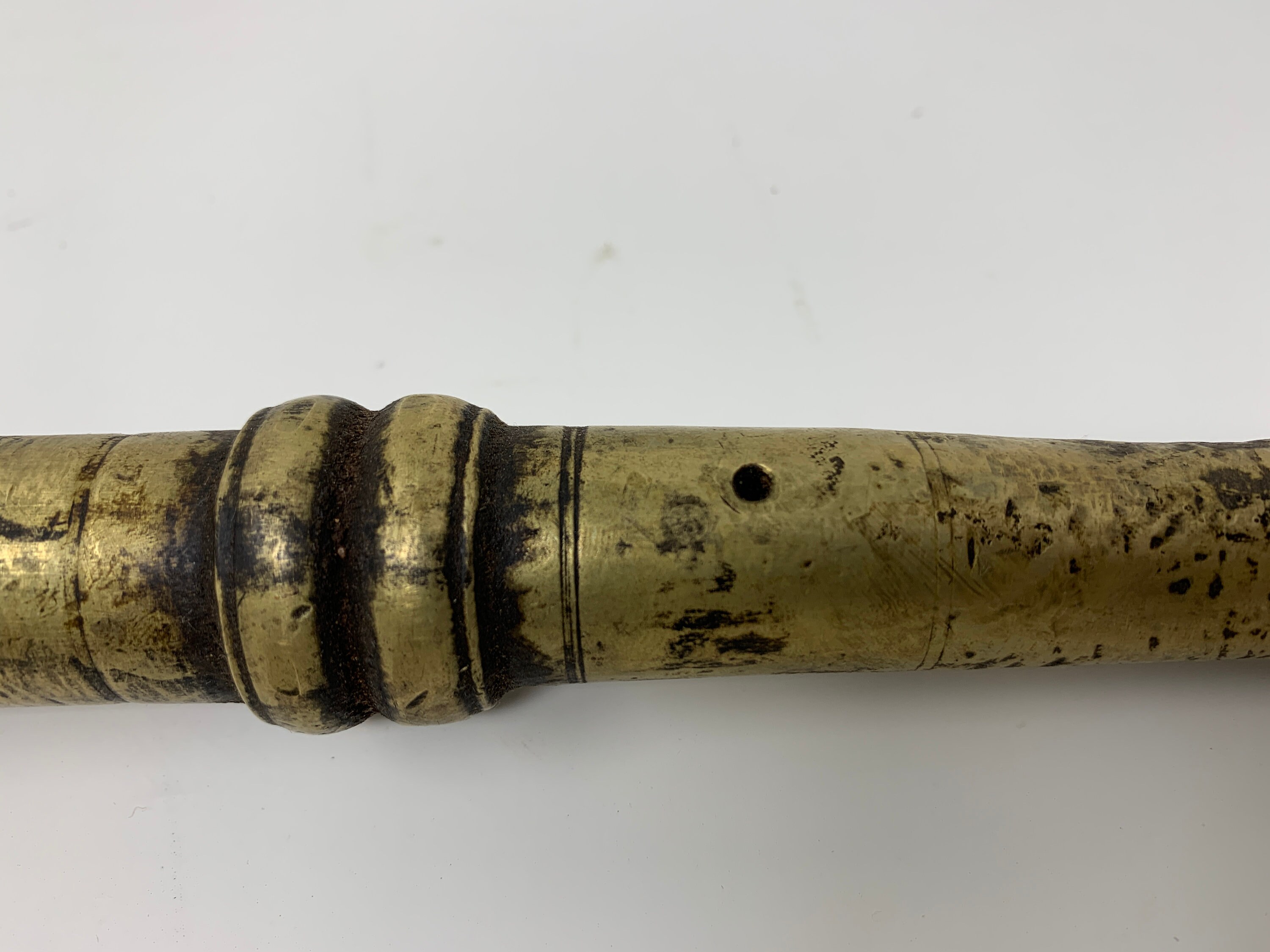 18th C Antique Brass Collectible Cigar Cigarette Chillum Round Etsy