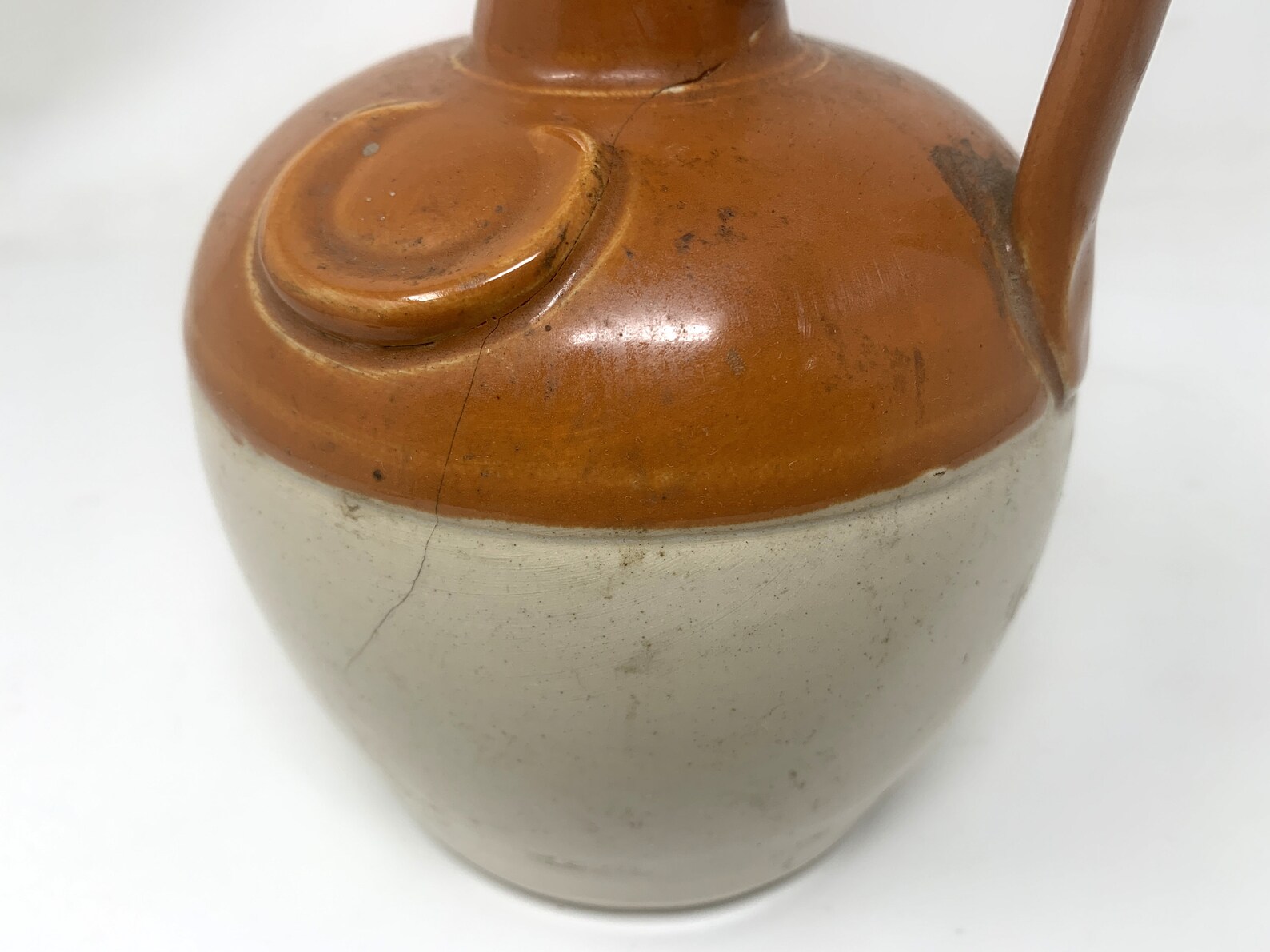 Vintage Pottery Yb Monk Whiskey Jug Flagon Donald Fisher Ltd Etsy