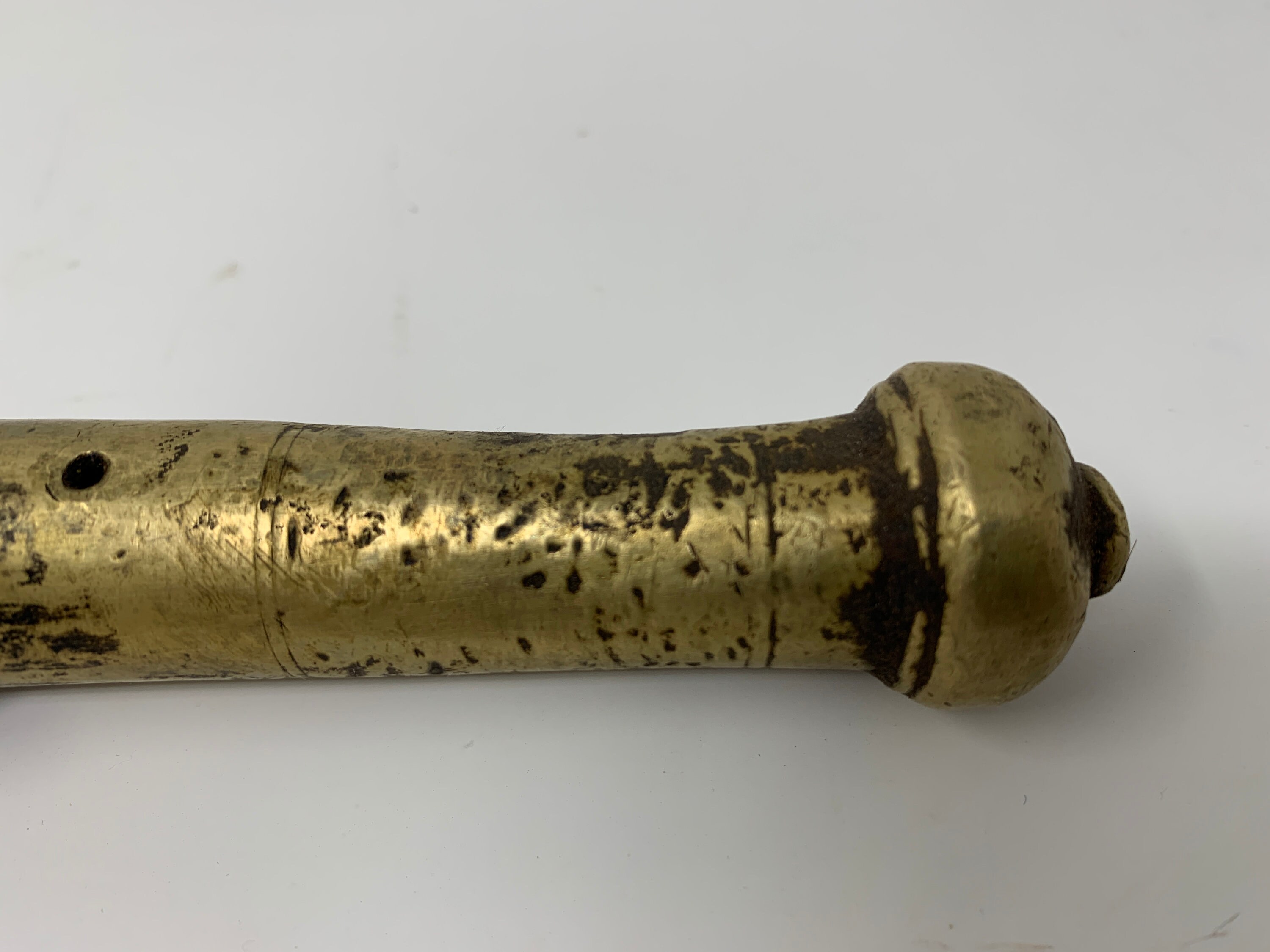 18th C Antique Brass Collectible Cigar Cigarette Chillum Round Etsy