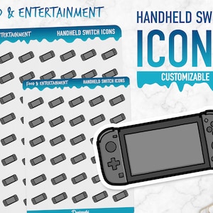 Food & Entertainment | Handschalter Icons | Planer Sticker