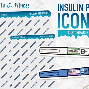 Gesundheit & Fitness | Instagram Symbole | Planner Sticker