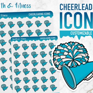 Gezondheid & Fitness | Cheerleading-pictogrammen | Planner-stickers