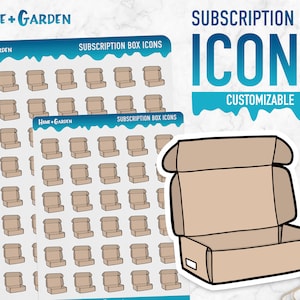 Huis & Tuin | Pictogrammen abonnementsbox | Planner-stickers