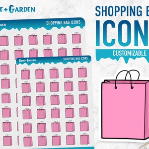Haus & Garten | Shopping Bag Icons | Planner Sticker