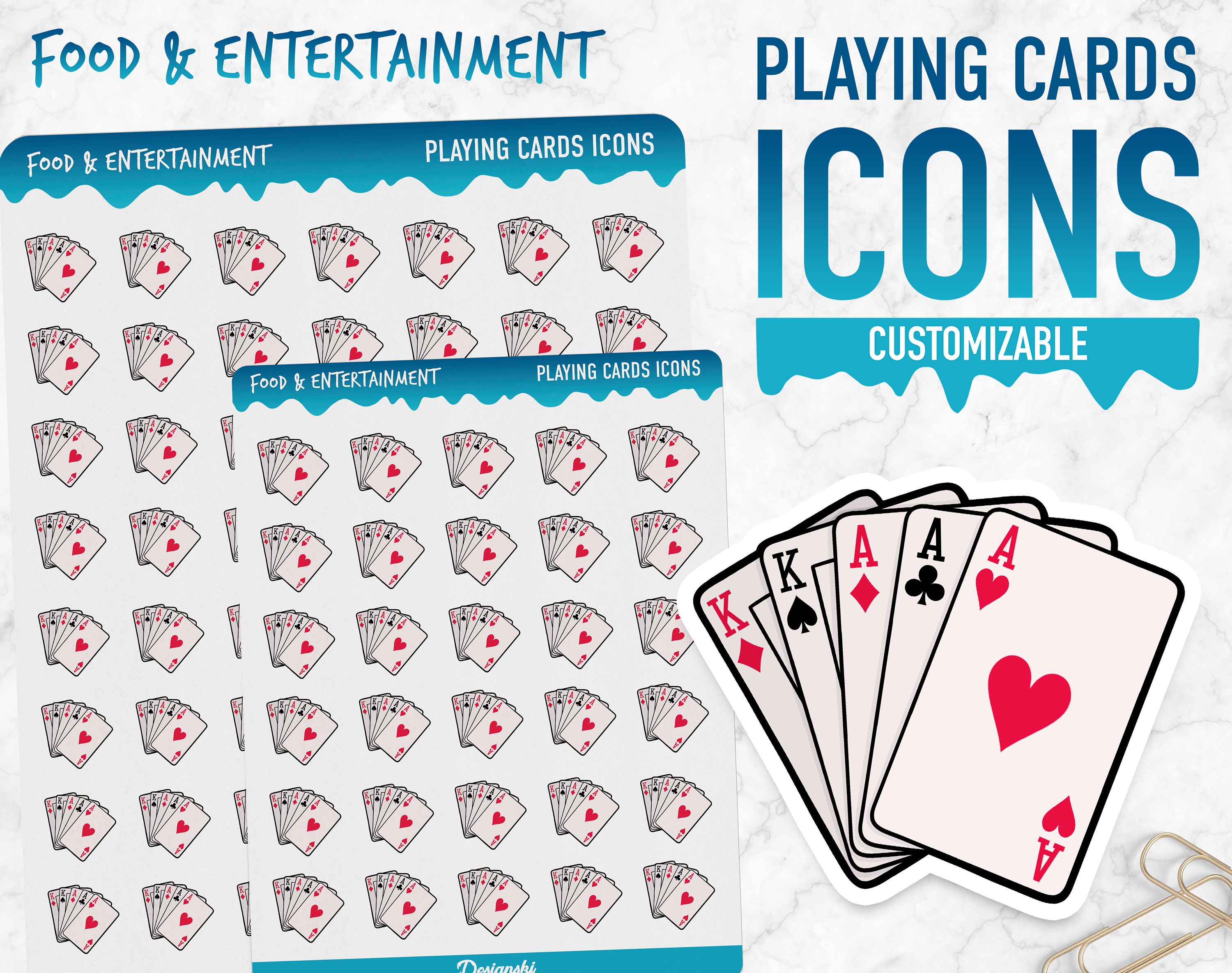 Card game - Free entertainment icons