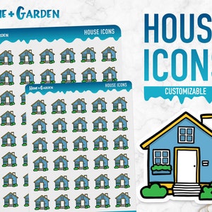 Haus & Garten | Haus Icons | Planner Sticker