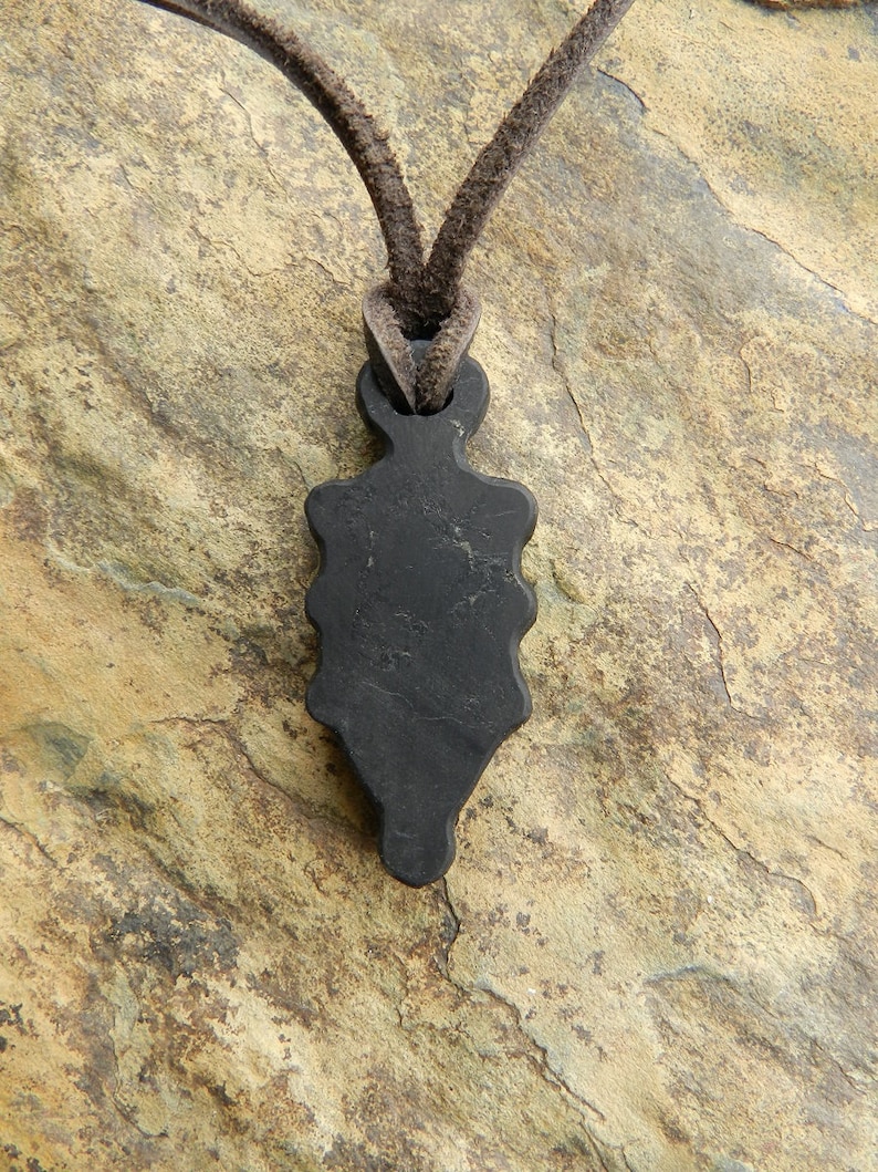 Tree of life Sephiroth Necklace from shungite and garnet Stone Carving