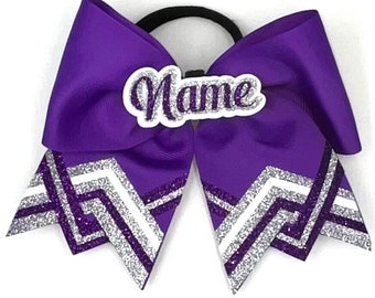 New**Brand New Tail Design** Pop Out Name Squad Bows, CUSTOMIZE & PERSONALIZE Your team Cheer Bows