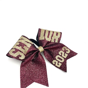 Senior Squad Graduation Hair Bow, Senior Bows, Cheer Bows for ...