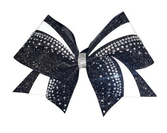 Custom Competition Cheer Bows for Squads, Bling Rhinestone Bows