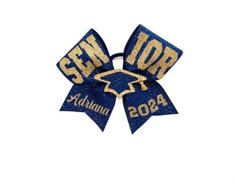 Graduating Class Hair Bows, CUSTOMIZE & PERSONALIZE Your OWN Graduation Hair Bow, Senior Bows, Senior Hair Bows, Bows for Grad Cap