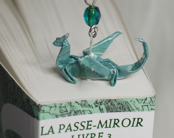 Collier Dragon - Bijou littéraire en papier plié