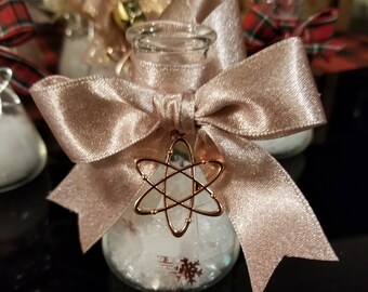 Flask Ornament Bar Tender Ornament Liquor Bottle Ornament Christmas Ornament Christmas Gift