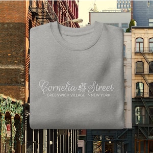 Cornelia Street Greenwich Village New York NYC Unisex Premium Sweatshirt