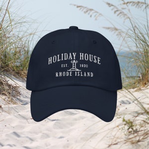 Chapeau pour papa vintage phare de Rhode Island Holiday House